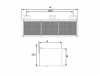 Vandeninė oro užuolaida AERIS 120W-1P (21kW, 120 cm)