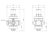 Vandens slėgio reduktorius BPR 401 1/2"