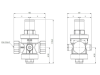 Vandens slėgio reduktorius BPR 402 3/4"