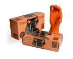 Nitrilo pirštinės Orange Mamba (L dydis, 100vnt.)