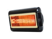 Terasų šildytuvas Sorrento IP (1.5kW, juodos spalvos, aukso sp. reflektorius)