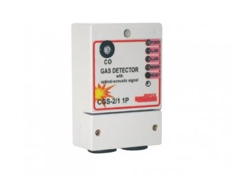 Dujų nuotėkio detektorius CGS 2/1 1P, 2 lygių, CO (smalkės, ECH)