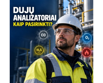 Kaip teisingai pasirinkti dujų detektorių pagal darbo aplinkos rizikas?